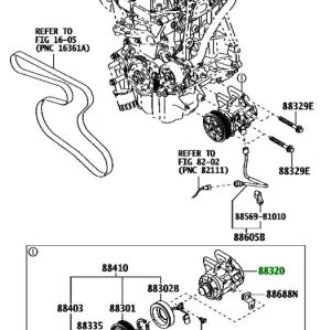 10SA11C Auto AC Compressor for Toyota Raize 88320-BZ380 88320BZ380