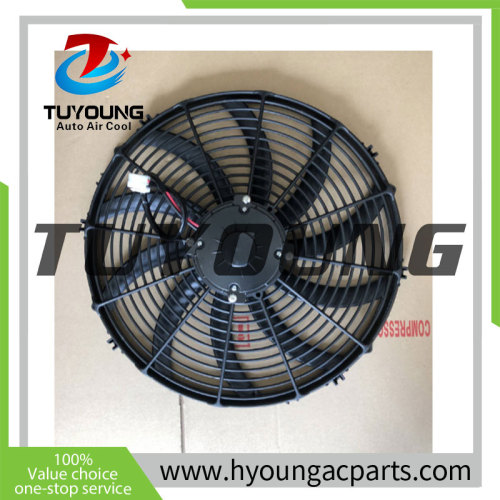 UNIVERSAL 16",  Air in,  24V 160W Condenser Fan