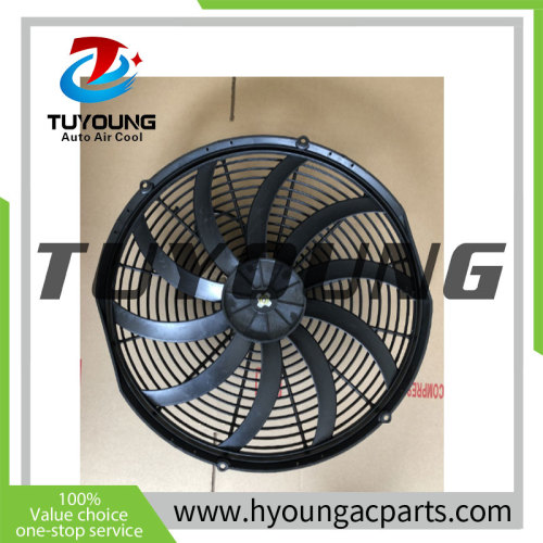 UNIVERSAL 16",  Air in,  24V 160W Condenser Fan