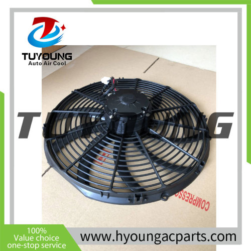 UNIVERSAL 16",  Air in,  24V 160W Condenser Fan