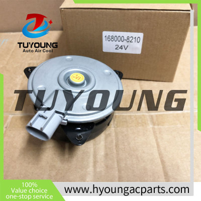 168000-8210 1680008210 168000 8210 Auto Air Conditioning Radiator Fan Motors 24v for HINO 2 pins