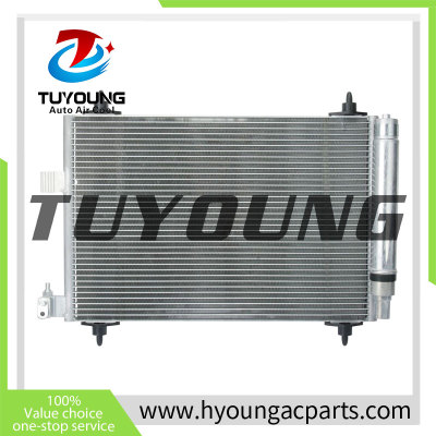 6455gx Auto Air Conditioning Condenser 595*368*20 mm for Peugeot 207