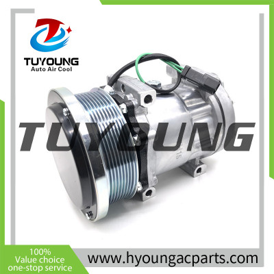 SD7H15 Auto ac compressors for Case IH  Tractor/ New Holland 3201291 3389100 4720559 320-1291 338-9100 472-0559