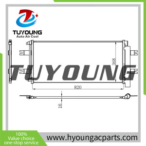 auto AC condenser Mercedes-Benz Actros1996-2010 A9615000054 9615000054 961500005464 9615000154 A9615000154