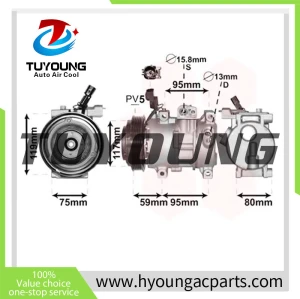 DV9  Auto AC Compressor for HYUNDAI i20 97701-1J000 97701-1J050 977011J000 977011J050
