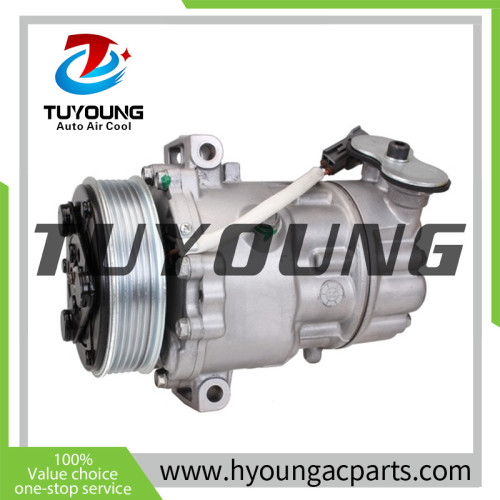 SD6V12 Auto ac Compressor AILA ROMEO 51820448 51868880 51897475 71724362 71794687 71794689 71797503 71797505 1854288 1854461 95511432