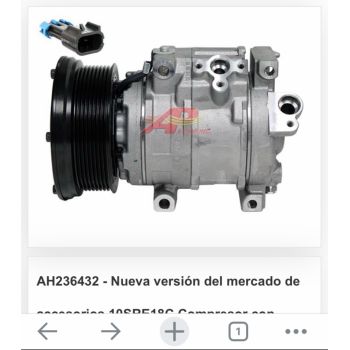 10sre18c auto ac compressor clutch John deere Bearing size 30x52x22MM 8PK 124 mm 12V AH236432