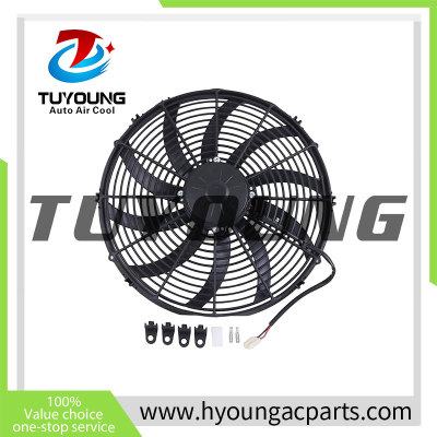 Auto air conditioner Fan for universal vehicle Fan 12V  16” VA18-AP10/C-41