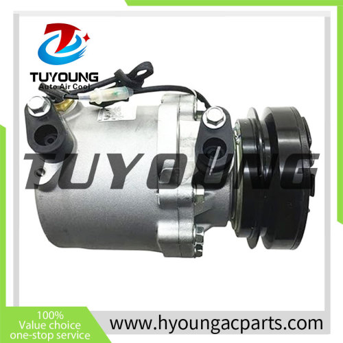 Auto AC Compressor for Mini Van. Compatible For Dong Fen K07. Compatible For DFM YUAN ATC-066-P11  WXH-066-P6A  ATC-066-P6A  WXH-066-P11