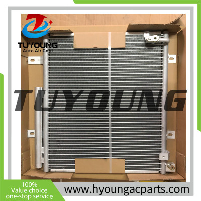 Auto a/c condenser for Volvo Bagger VOE14591539 14591539 size 445* 527* 19 mm