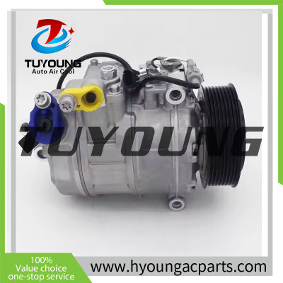 7SBU17C Auto AC Compressor for BMW 5 64509196890 64529165808 BWK418 8FK351111-081 247300-6290 437100-6980 447140-0450 447160-1230 447260-2990