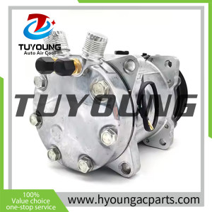 Auto AC Compressor for sanden 7H15 SD 709 UNIVESAL Model farm tractor 12V/ 24V 379609170  4637173  4637171  56004354 1520799 1521105