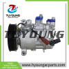 6SAS14C Auto AC Compressor Audi A3 DCP32086 5WA816803A 8W0816803L 447140-6574 447140-7731 447140-7732 DCP32086 51-1370