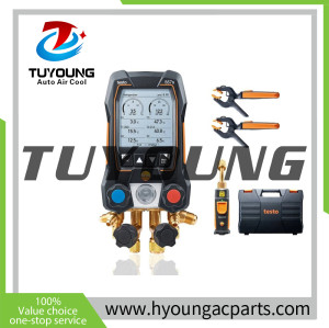 Auto A/C Valve core boxed version Testo 557s Smart Digital Manifold Kit With Wireless Vacuum Clamp Probe