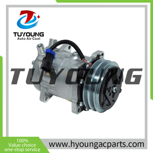 SD7H15 auto ac compressor for Sanden Models 4251-4500 4433 4251-4500 4484 4501-4750 4740 4433SAN F69 6001233 4386 4386U 4392 4433 4484 4740 UAC CO 4433C 1521836