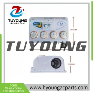 China produce vehicle ac Under Dash Air Conditioner for all car model auto ac Evaporator Unit 480mm*300mm*138mm