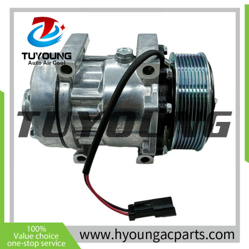 QP7H13/Sanden SD7H13 auto ac compressor for JCB skid steer loaders 225 260 280 300T 332/X9269 332X9269 332-X9269