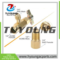 R134A Self-Sealing Can Tap with R134A Tank Adapter,1/2
