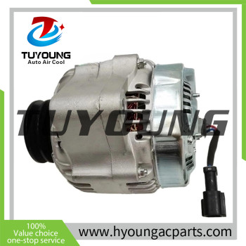 Alternator Generator 24V 60A Pulley 2PK Compatible for Toyota Coaster Bus 1HZ 27060-17240 2706017240