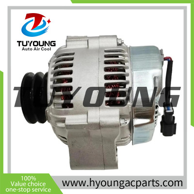 Alternator Generator 24V 60A Pulley 2PK Compatible for Toyota Coaster Bus 1HZ 27060-17240 2706017240