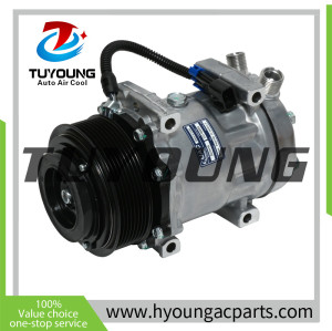 auto ac compressor for Western Star 5900 for SD7H15 12V 8PK 119mm SKI4822  4822SAN 2004822 3551405C1  3551405C1  3551405C1 5512346 6512346 7512346 ABPN83304403