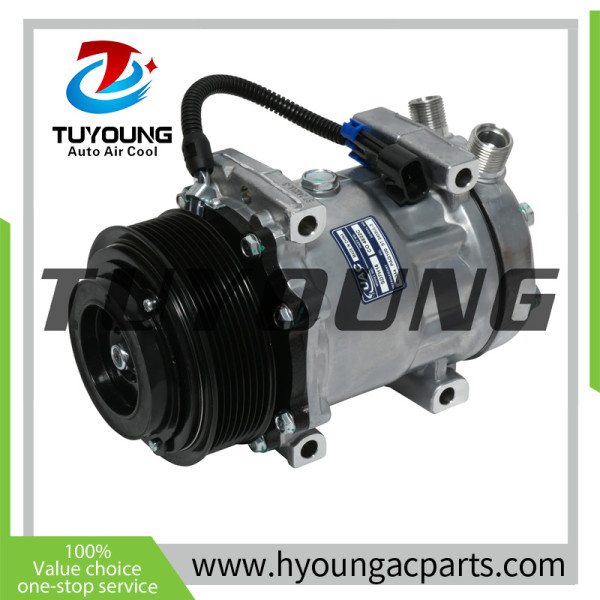auto ac compressor for Western Star 5900 for SD7H15 12V 8PK 119mm SKI4822  4822SAN 2004822 3551405C1  3551405C1  3551405C1 5512346 6512346 7512346 ABPN83304403
