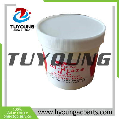 Aluminum flux in Jar; Aluminum Brazing Flux Low Temperature Welding Powder Weld Accessories Used with aluminum welding rods/wires