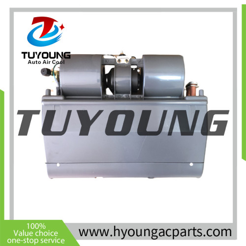 China produce vehicle ac Under Dash Air Conditioner for tractors, excavators, trucks auto ac Evaporator Unit 403*323*134mm