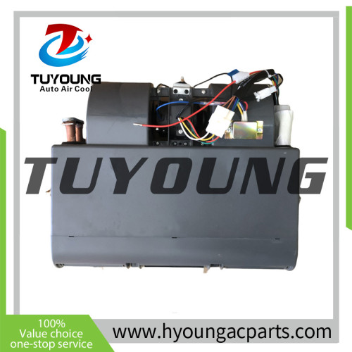 China produce vehicle ac Under Dash Air Conditioner for tractors, excavators, trucks auto ac Evaporator Unit 403*323*134mm