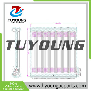 12371791 T64003 773220 4760040 Auto Air Conditioning Evaporators 38*254*288 mm for INFINITI M37