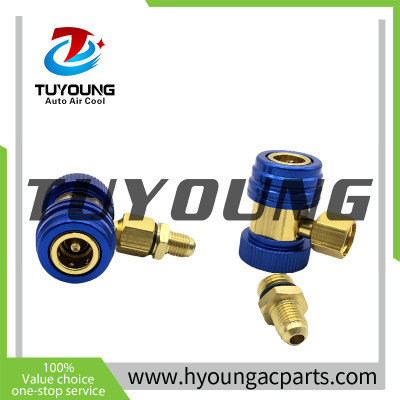 China's manufacturer R134a auto ac Adapters and Couplers low pressure