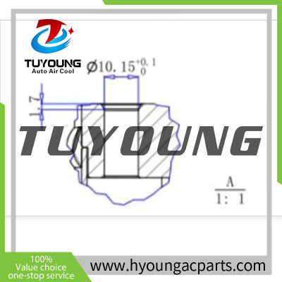 Auto Air Conditioning Receiver Drier for Nissan 12.43*16cm