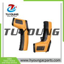 Non contact Digital infrared thermometer, use for auto a/c system detection Themperature Pyrometer IR Laser Point Gun