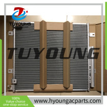 Auto a/c condenser for Volvo EC360 Excavator VOE14591537 14591537 Size 600*528*16mm