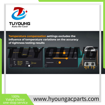 MS-4000 Smart HVAC Digital Manifold Gauge 4-Way Valve With Micron Gauge Transmitter