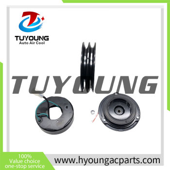 car a/c compressor clutch for  10PA17C JK447220-7780 2pk 130mm 24v pulley