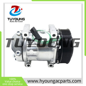 SD7H15 Sanden 7H15 6096 6450 a/c compressor for Caterpillar 313D 316E 316EL 318EL 3729493 372-9493 3439671 343-9671