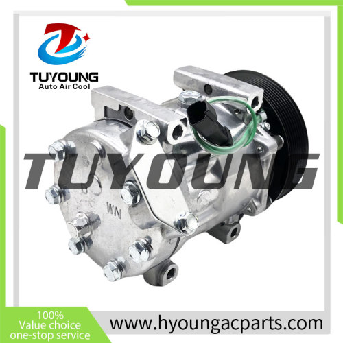 SD7H15 Sanden 7H15 6096 6450 a/c compressor for Caterpillar 313D 316E 316EL 318EL 3729493 372-9493