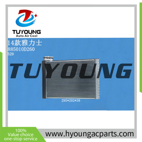 LHD Auto AC Evaporators TOYOTA YARIS TOYOTA VIOS/ YARIS NCP2015'13- TG447610-5420 885010D260 885010D250 295*202*38mm
