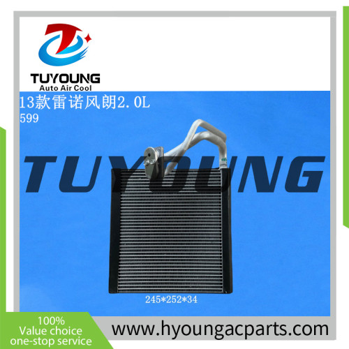 LHD OE# EV0162CF Auto Air Conditioning Evaporators 245*252*34mm for RENAULT TRAFIC