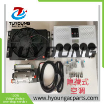 automotive air conditioning parts, integrated Roof air conditioner, fits truck  12V