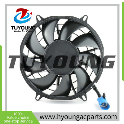Auto ac fan va99-bbl324p/n-101a/sh for Axial brushless electric fan suction type DC 24V power supply Yazaki Hybrid 4 pin connector 280*315*76.95mm