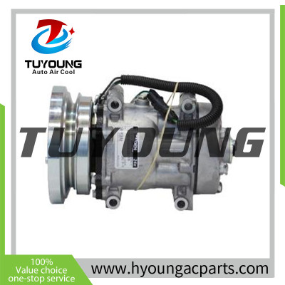 SD7H15 138MM 1A 24V 1PK auto ac compressor Case 865B Fiat New Holland Wheel Loaders and Graders SD 4129 Sanden 4129 Sanden SD4129A