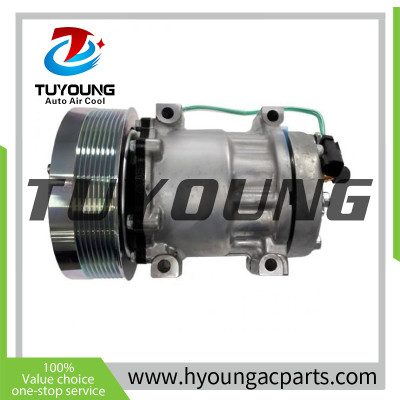 auto ac compressor for Caterpillar 938H Caterpillar 258-8756 Caterpillar 2588756 Caterpillar C6.6 58-8756 2588756 Sanden 7H15 24V 152MM 8PK