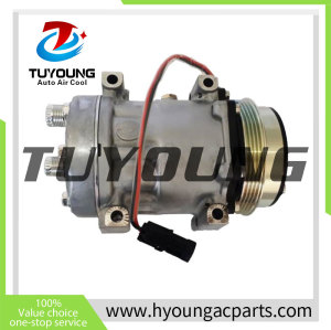 auto ac compressor for Case / Iveco / New Holland  Sanden 7H15 24V 4PK