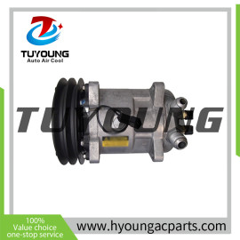 SD7H15 2pk 132mm 12v auto ac compressor for Deutz-Fahr 65204000 4363723 72504984 78571 850893N DZAK013 1012-14912 CO-2054CA 65204000