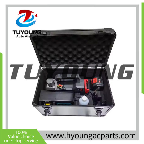DC Brushless 18v Lithium Battery Cordless Vacuum Pump Dual Voltage R32 Sparkless Air Conditioner Refrigerant Vacuum Pump