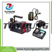 DC Brushless 18v Lithium Battery Cordless Vacuum Pump Dual Voltage R32 Sparkless Air Conditioner Refrigerant Vacuum Pump