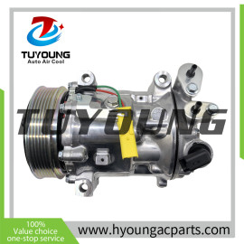 Sanden 7C16 1310 auto air conditioner compressor Citroen C5 II 9671820480 9648138680 9656572480 9660555280 9663315480 6453PN 6453PQ 6453RA