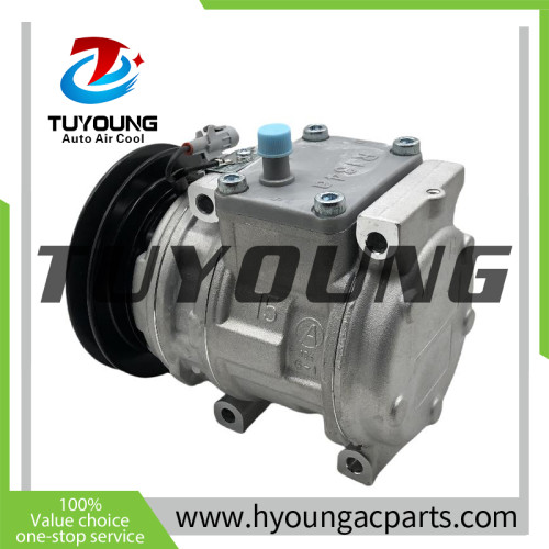 10PA15C ac compressor Toyota Land Cruiser 1990 8831060460 047200-8780 147200-2060 147200-2061 447200-0320 447200-0321 447200-0420